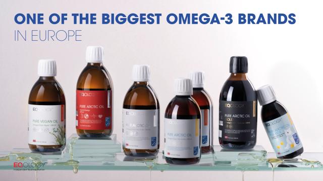 Rodzina produktów omega Eqology — marka Pure Arctic Oil